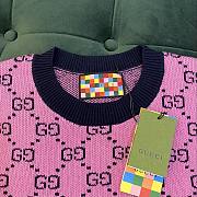 Gucci GG Multicolor Sweater Pink - 4