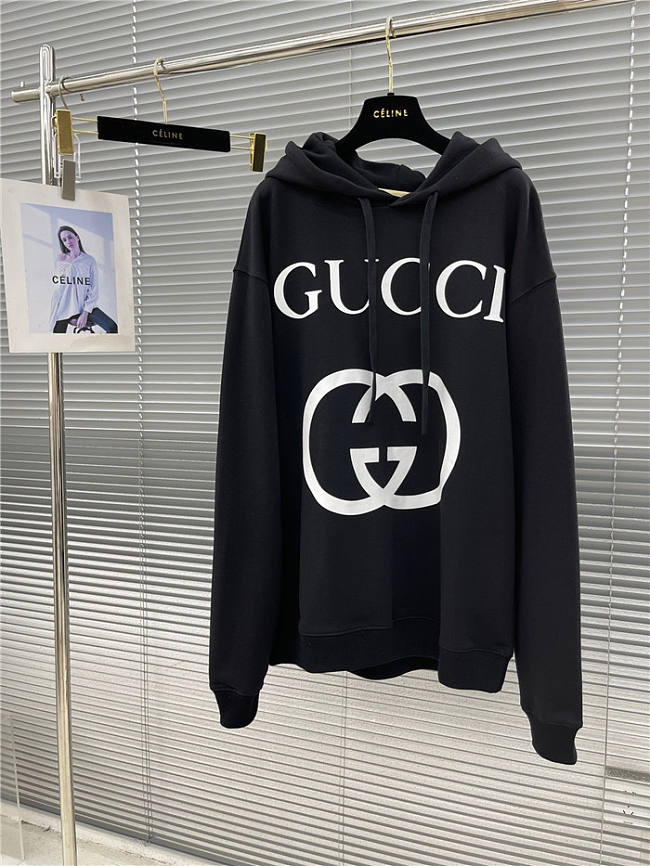 Gucci Hoodie Top Version Black - 1