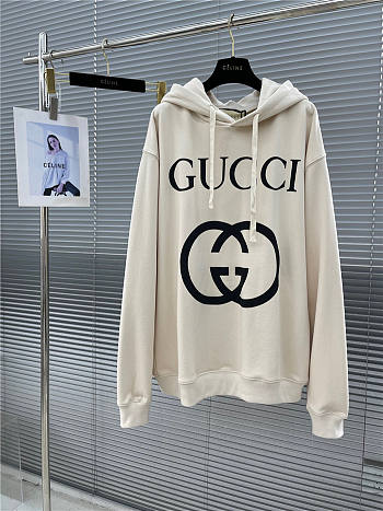 Gucci Hoodie Top Version Cream