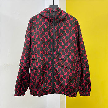 Gucci Jacket Top Version Black Red