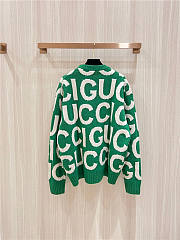 Gucci Sweater Wool White Green - 3