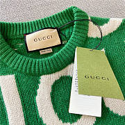Gucci Sweater Wool White Green - 4