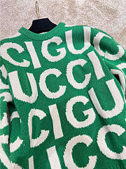 Gucci Sweater Wool White Green - 5
