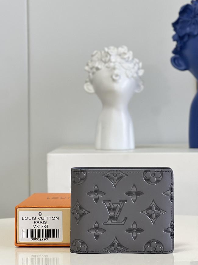 LV MULTIPLE WALLET M91383 Size 11.5X9X1.5CM - 1