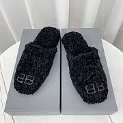 Balenciaga Black Cosy BB Mule - 5