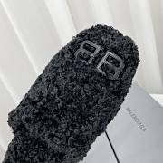 Balenciaga Black Cosy BB Mule - 4