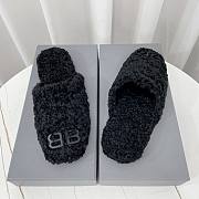 Balenciaga Black Cosy BB Mule - 2
