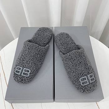 Balenciaga Grey Cosy BB Mule