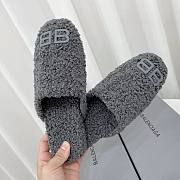 Balenciaga Grey Cosy BB Mule - 3