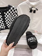 Balenciaga Paris Brand-Embroidered Faux Black - 6
