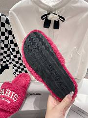 Balenciaga Paris Brand-Embroidered Faux Red - 5