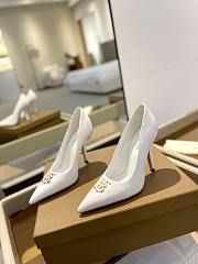 Burberry Womens Pumps White 10.5CM - 6