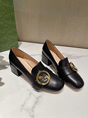 Gucci Blondie Mid-Heel Pumps Black - 4
