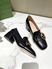 Gucci Blondie Mid-Heel Pumps Black - 3