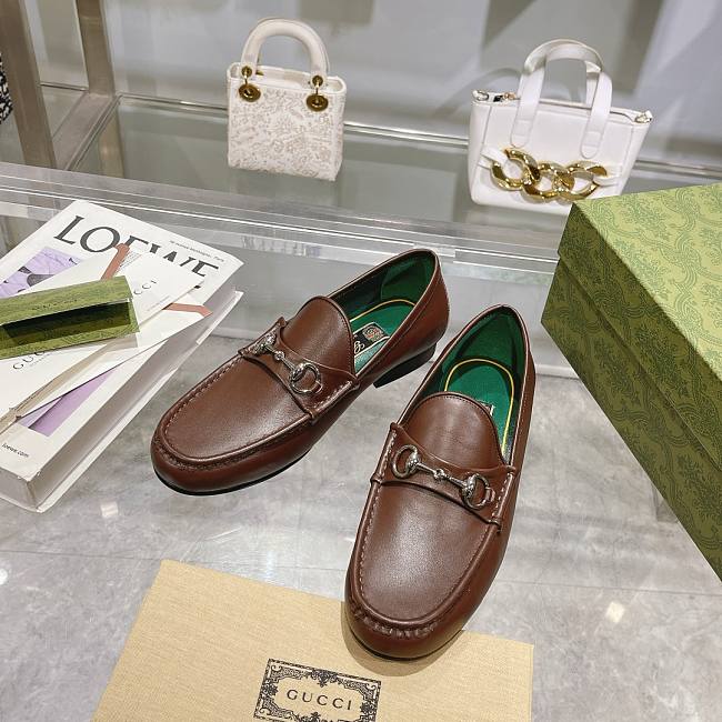 Gucci Horsebit1953 Loafer Brown Leather - 1