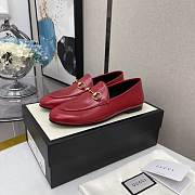 Gucci Loafer with Web Red Leather - 1