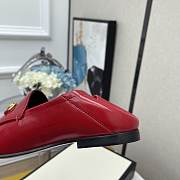 Gucci Loafer with Web Red Leather - 6