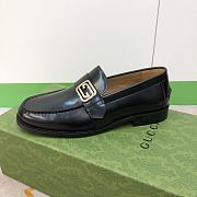 Gucci Millennial Ribot Plaque Black Leather - 5