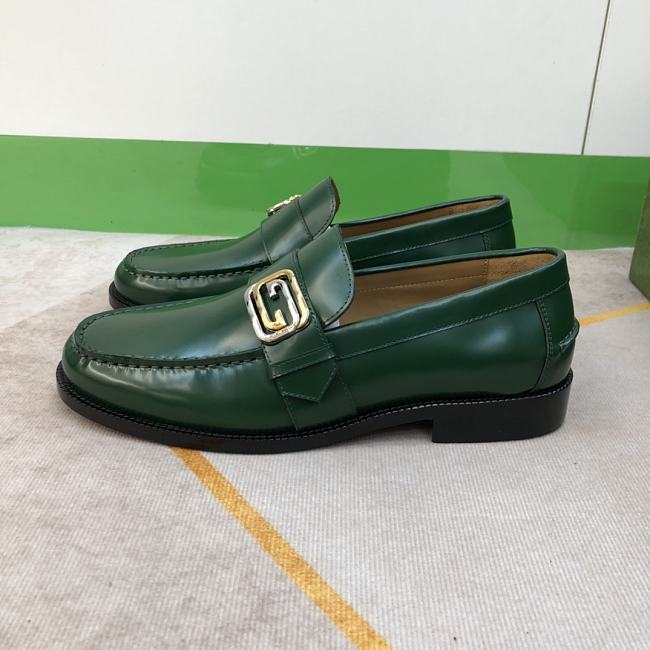 Gucci Millennial Ribot Plaque Green Leather - 1