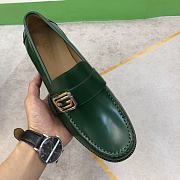 Gucci Millennial Ribot Plaque Green Leather - 5