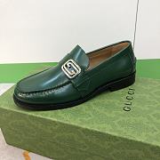 Gucci Millennial Ribot Plaque Green Leather - 4