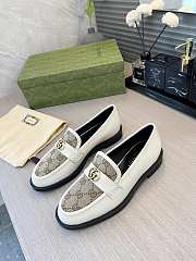Gucci Princetown Designer Genuine White Brown Leather - 5