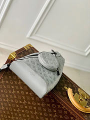 LV LOU DUO SLING BAG GREY SIZE 20x42x6cm - 5