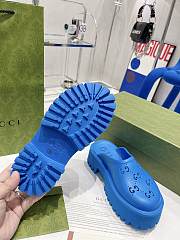 Gucci Slip On Sandal Blue - 4