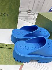 Gucci Slip On Sandal Blue - 2