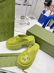 Gucci Slip On Sandal Green - 5