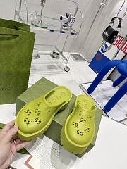 Gucci Slip On Sandal Green - 4
