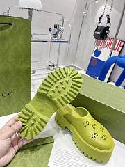 Gucci Slip On Sandal Green - 2