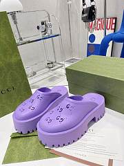 Gucci Slip On Sandal Purple - 6