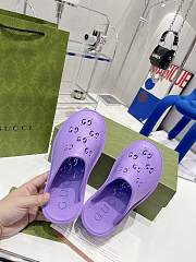 Gucci Slip On Sandal Purple - 5
