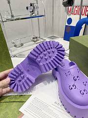 Gucci Slip On Sandal Purple - 3