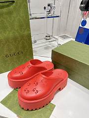 Gucci Slip On Sandal Red - 3