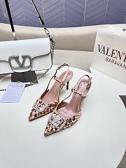 Valentino Slingbacks Pink High Heels 8CM - 6