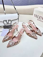 Valentino Slingbacks Pink High Heels 8CM - 5