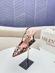 Valentino Slingbacks Pink High Heels 8CM - 3