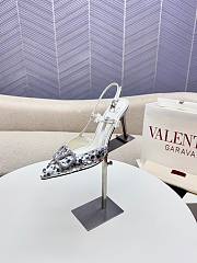 Valentino Slingbacks White High Heels 8CM - 3