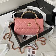 Chanel Handbag AP3512 Rose Pink Size 10x18x4.5cm - 3