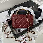 Chanel Handbag AP3515A Red Size 17x9.5x8cm - 4
