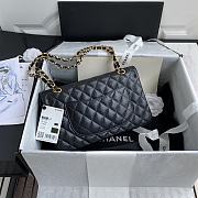 Chanel Handbag A01112 Black Gold Size 15x25x6cm - 4