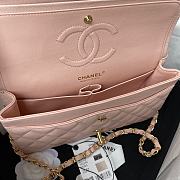 Chanel Handbag A01112 Pink Size 15x25x6cm - 6