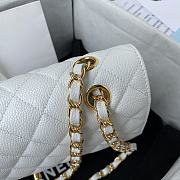 Chanel Handbag A01112 White Size 15x25x6cm - 5