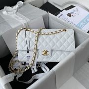 Chanel Handbag A01112 White Size 15x25x6cm - 4