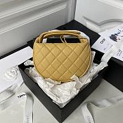 Chanel Handbag AP3467 Yellow Size 16x16x5.5cm - 4