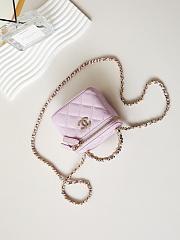 Chanel Should Bag AP3805 Purple Size 11x8.5x7cm - 5