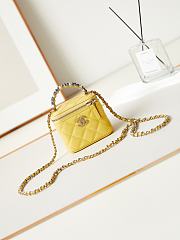 Chanel Should Bag AP3805 Yellow Size 11x8.5x7cm - 1