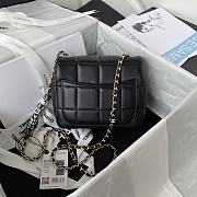 Chanel Should Bag AS3330 Black Size 17x14x7cm - 5